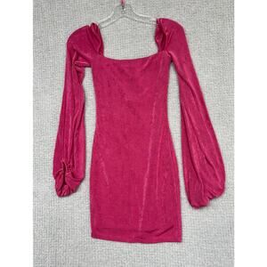 Lucy In The Sky Pink Long Sleeve Formal Dress Size XS #68377